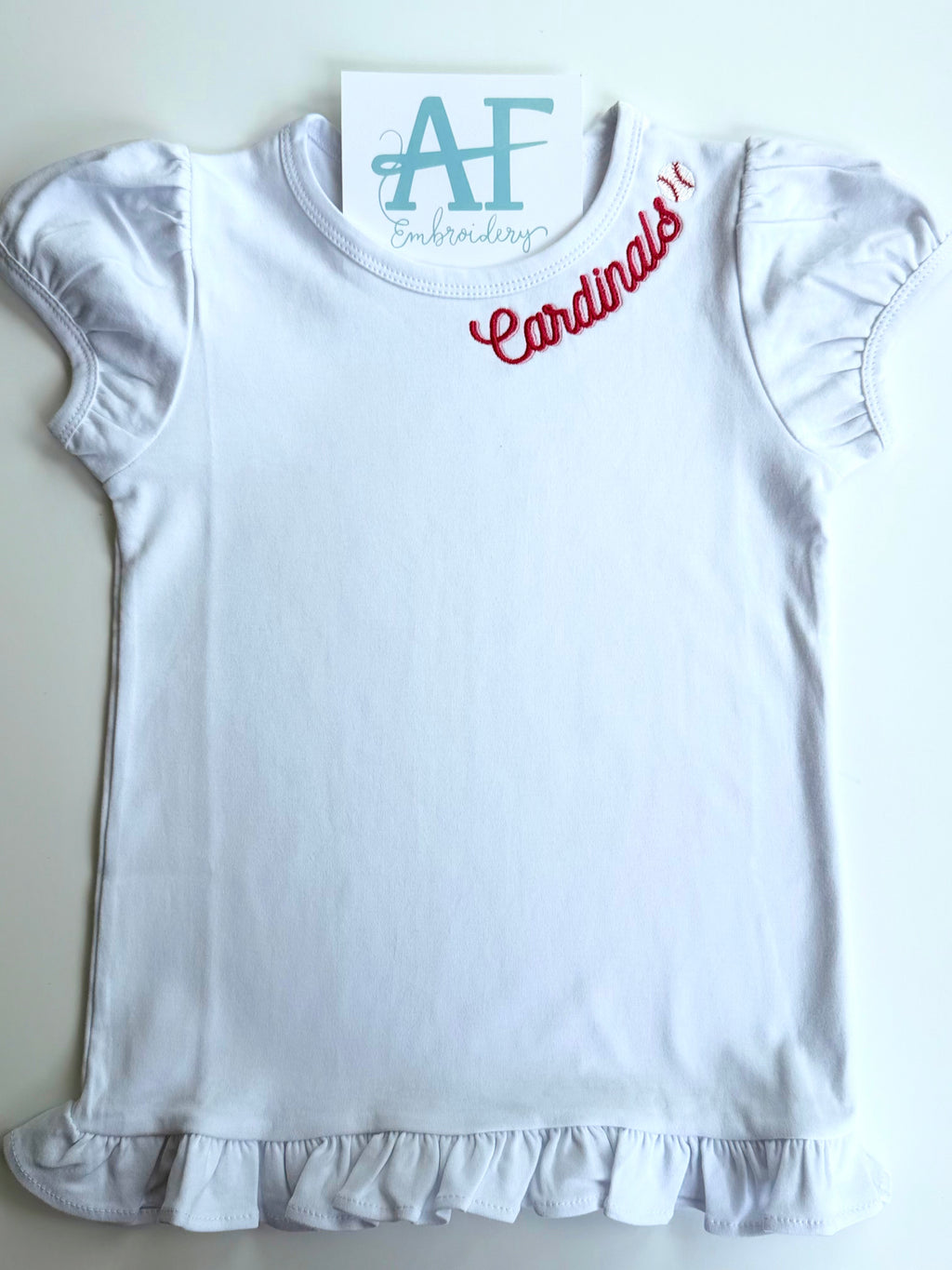 Girl's Short Puff Sleeve Tee