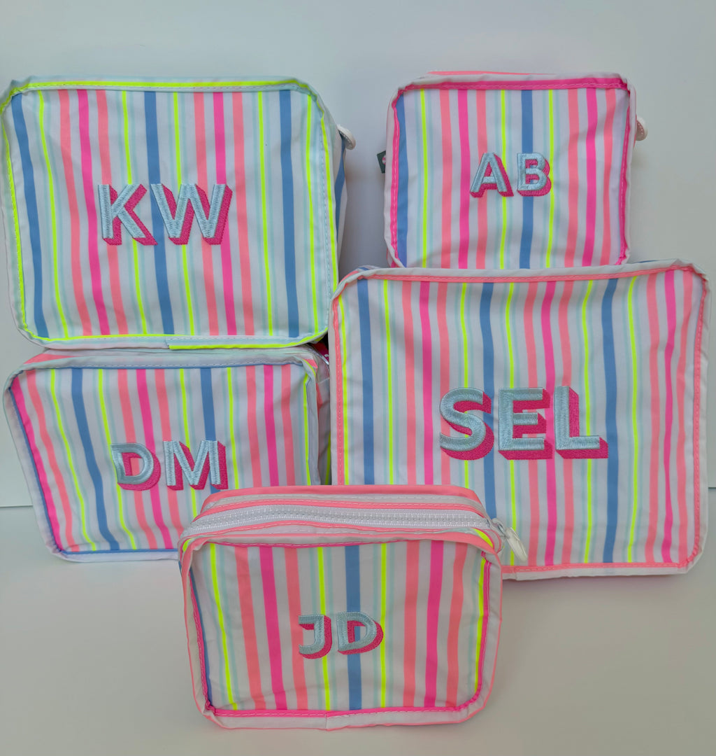 Stacked Pouches - Valley Multi-Stripe