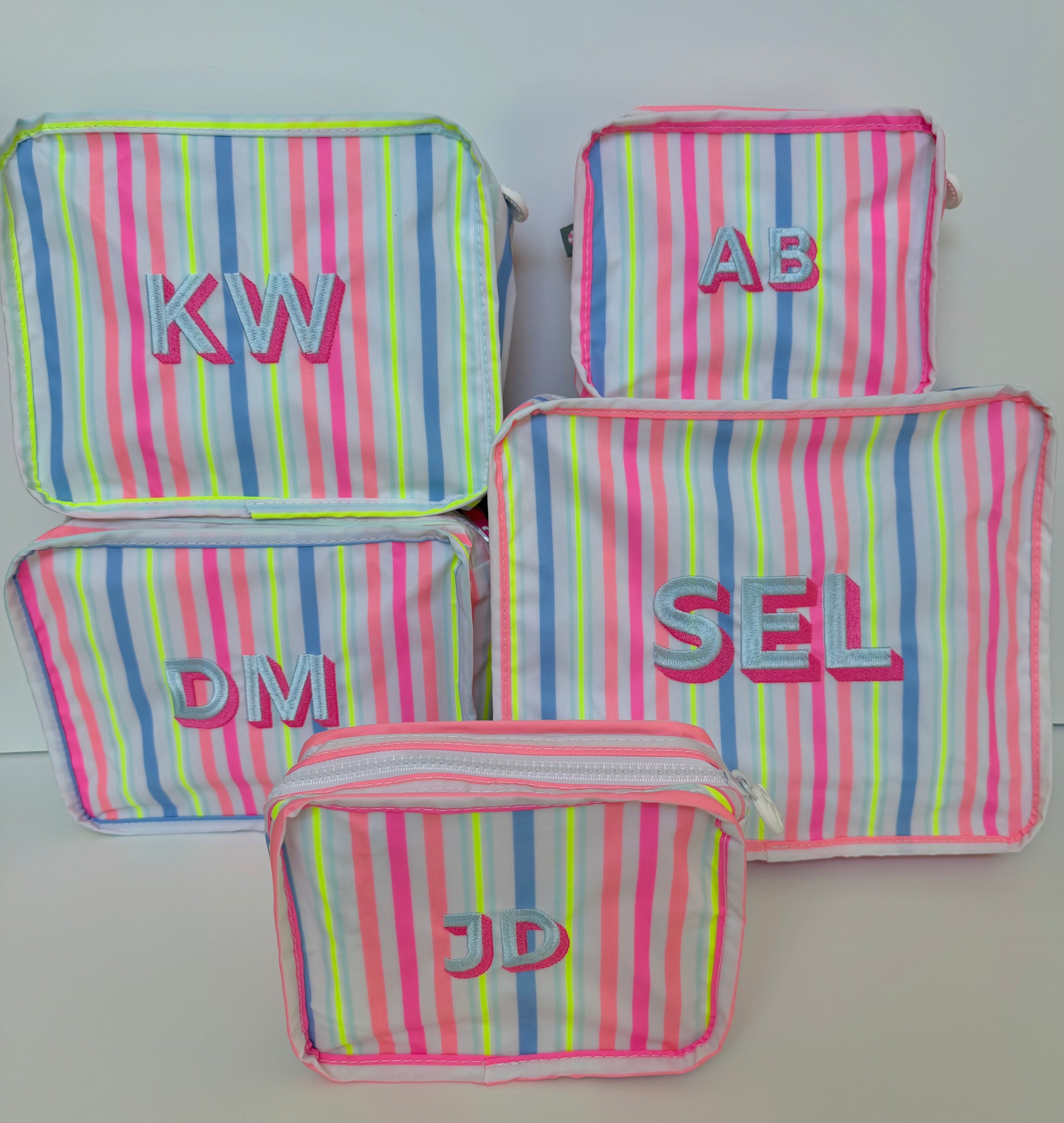 Stacked Pouches - Valley Multi-Stripe