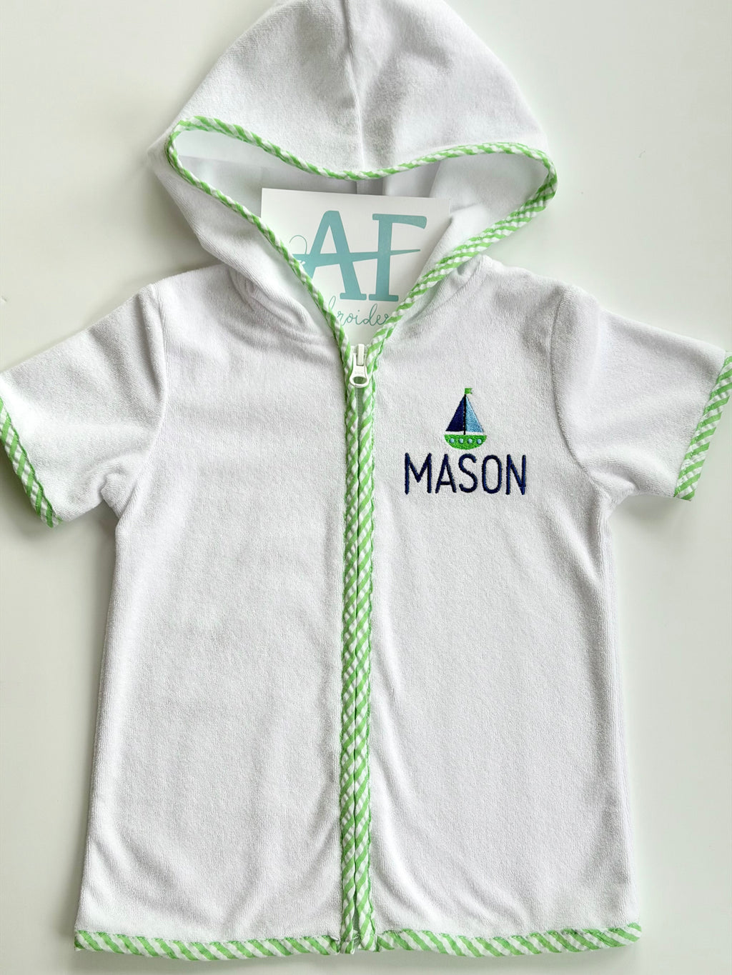 Boy's Terry Cloth Swim Cover Shirt