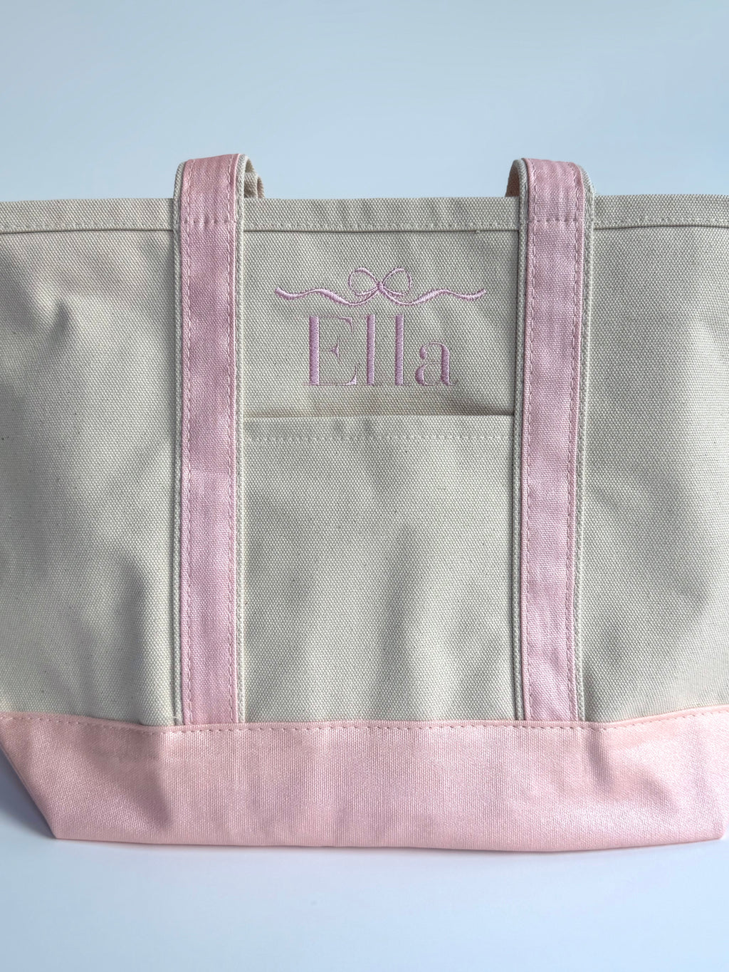 Medium Metallic Canvas Tote Bag