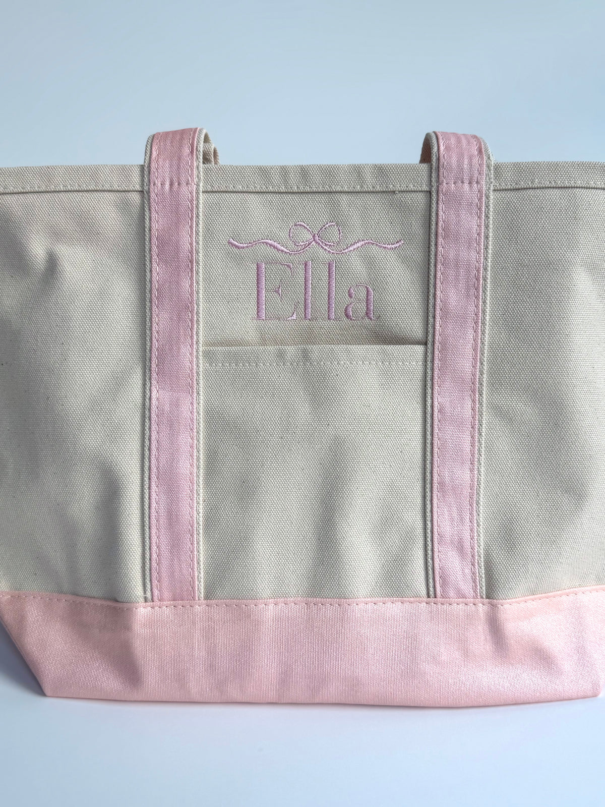 Medium Metallic Canvas Tote Bag