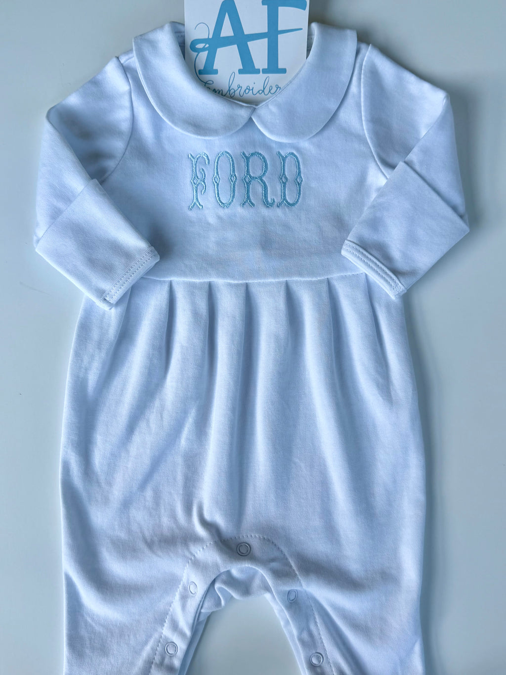 Infant Peter Pan Collar Footie