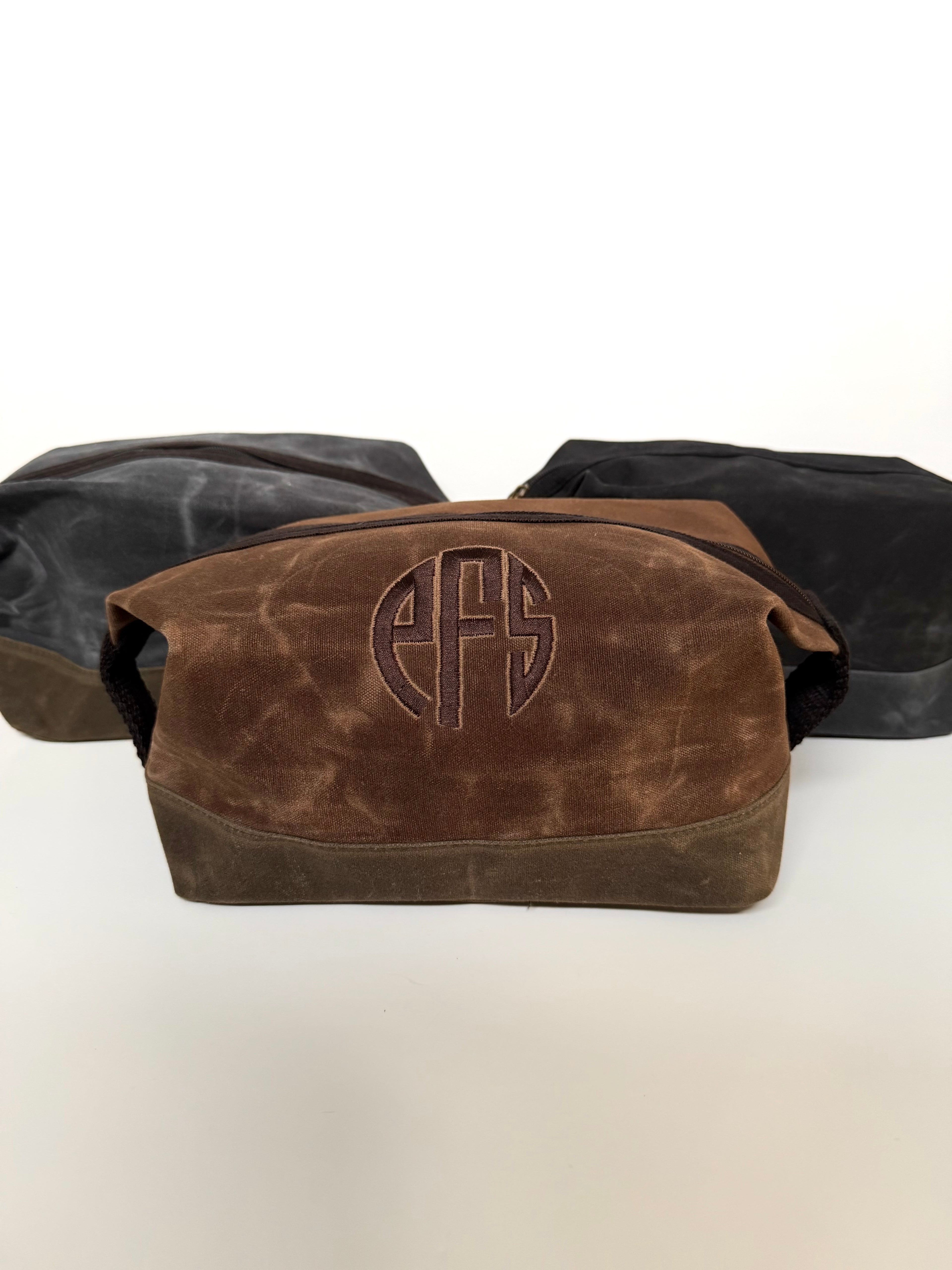 Waxed Dopp Kit