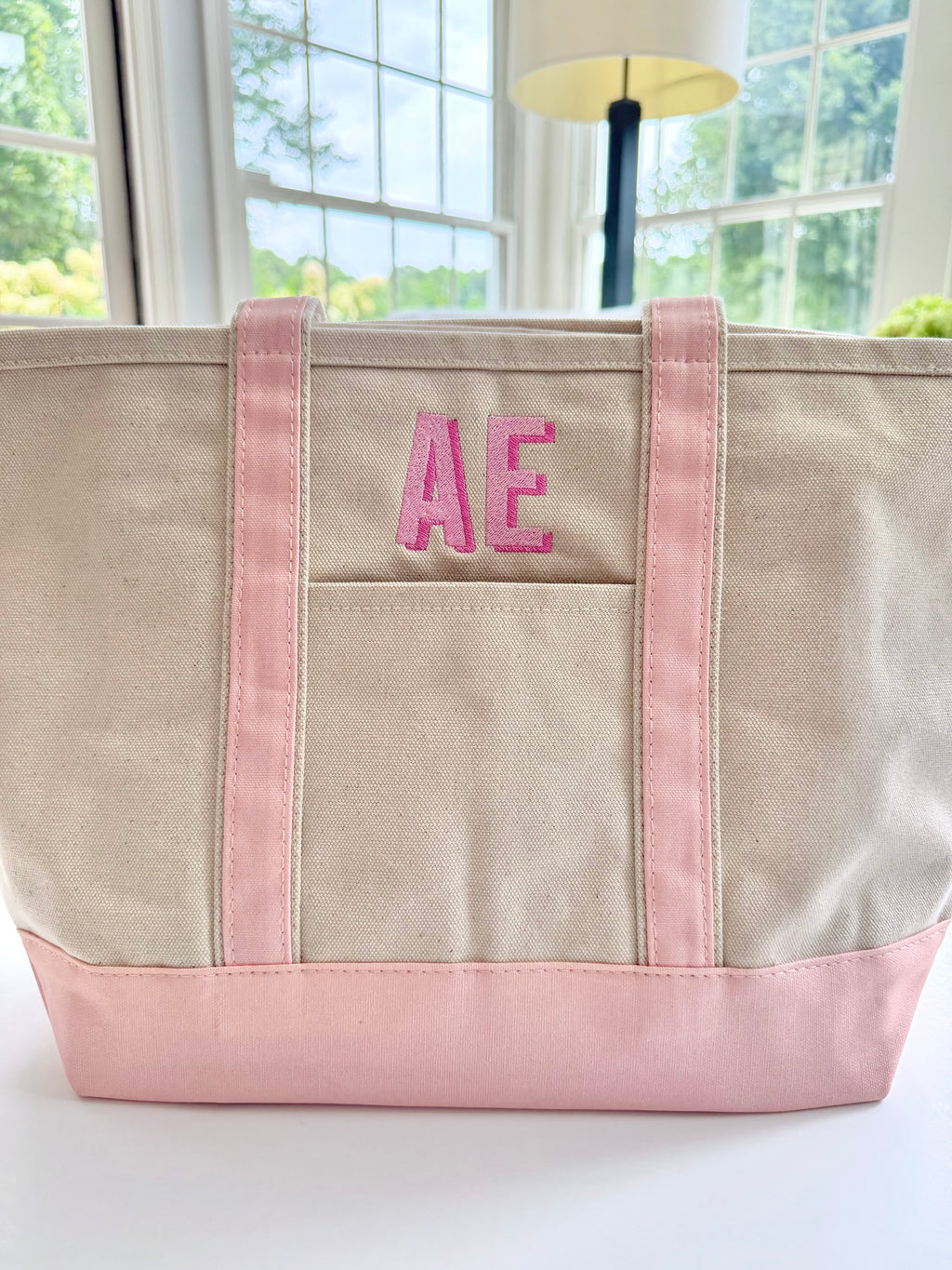 Medium Metallic Canvas Tote Bag