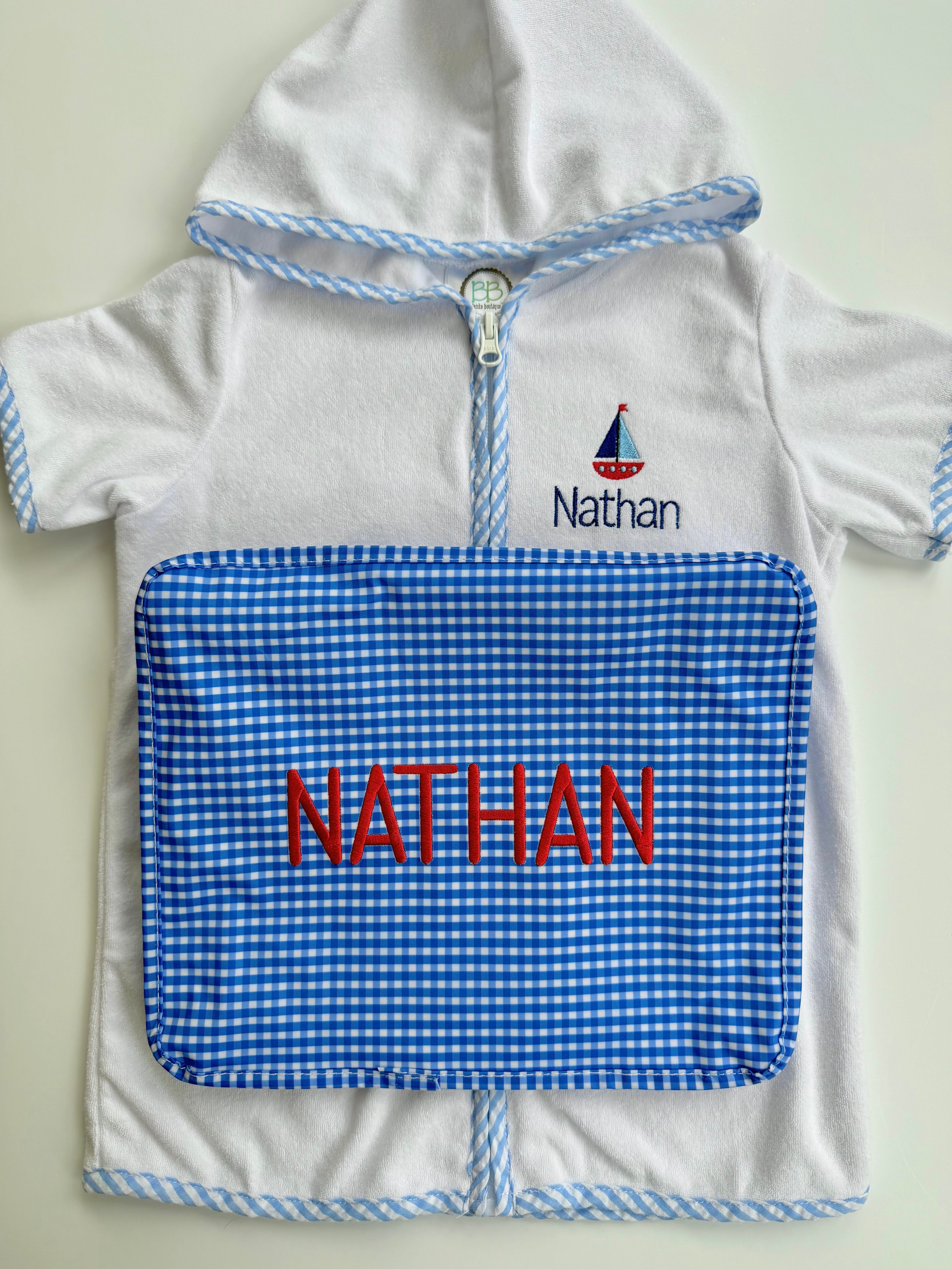 Boy's Terry Cloth Swim Cover Shirt