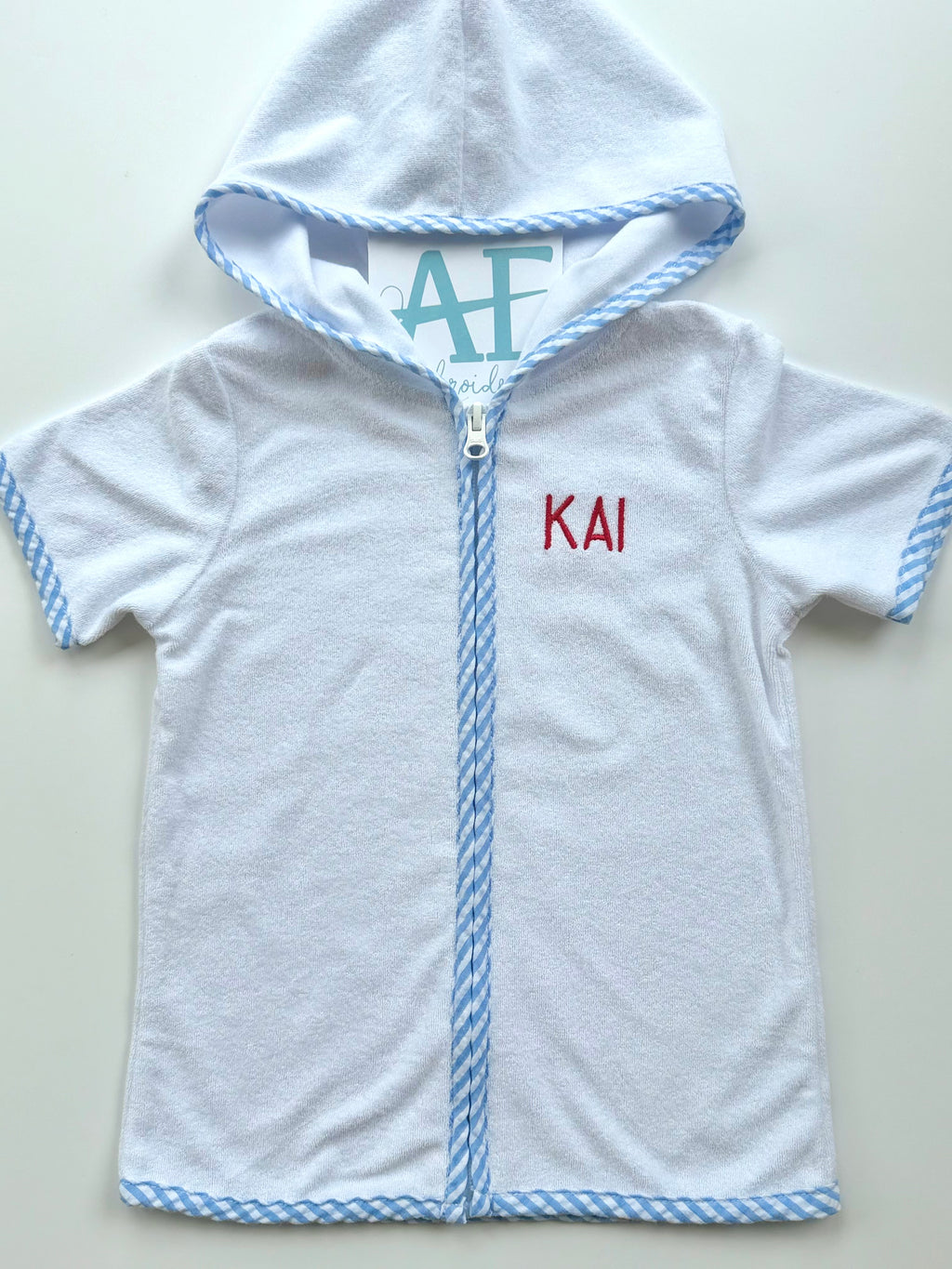Boy's Terry Cloth Swim Cover Shirt