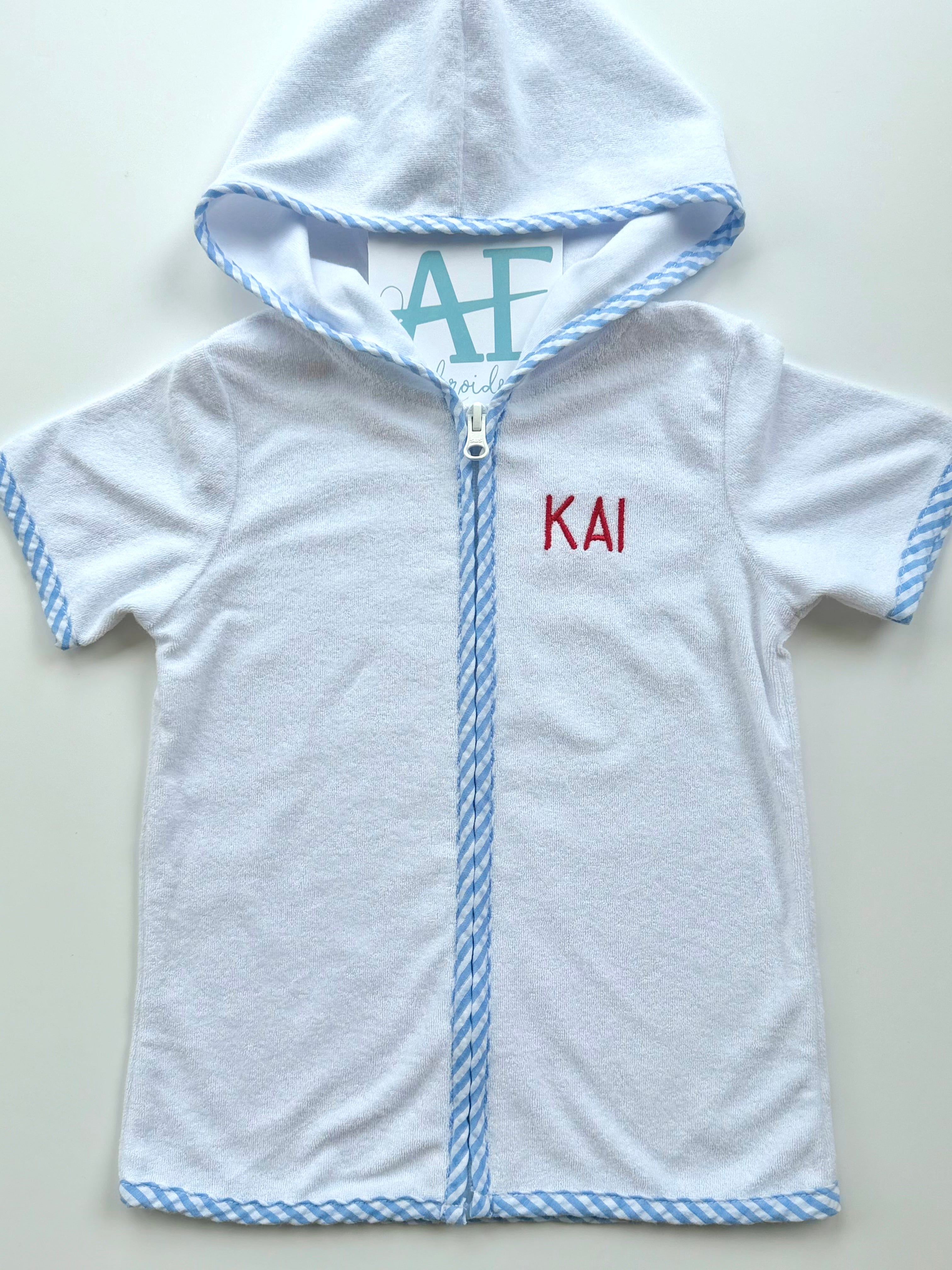Boy's Terry Cloth Swim Cover Shirt