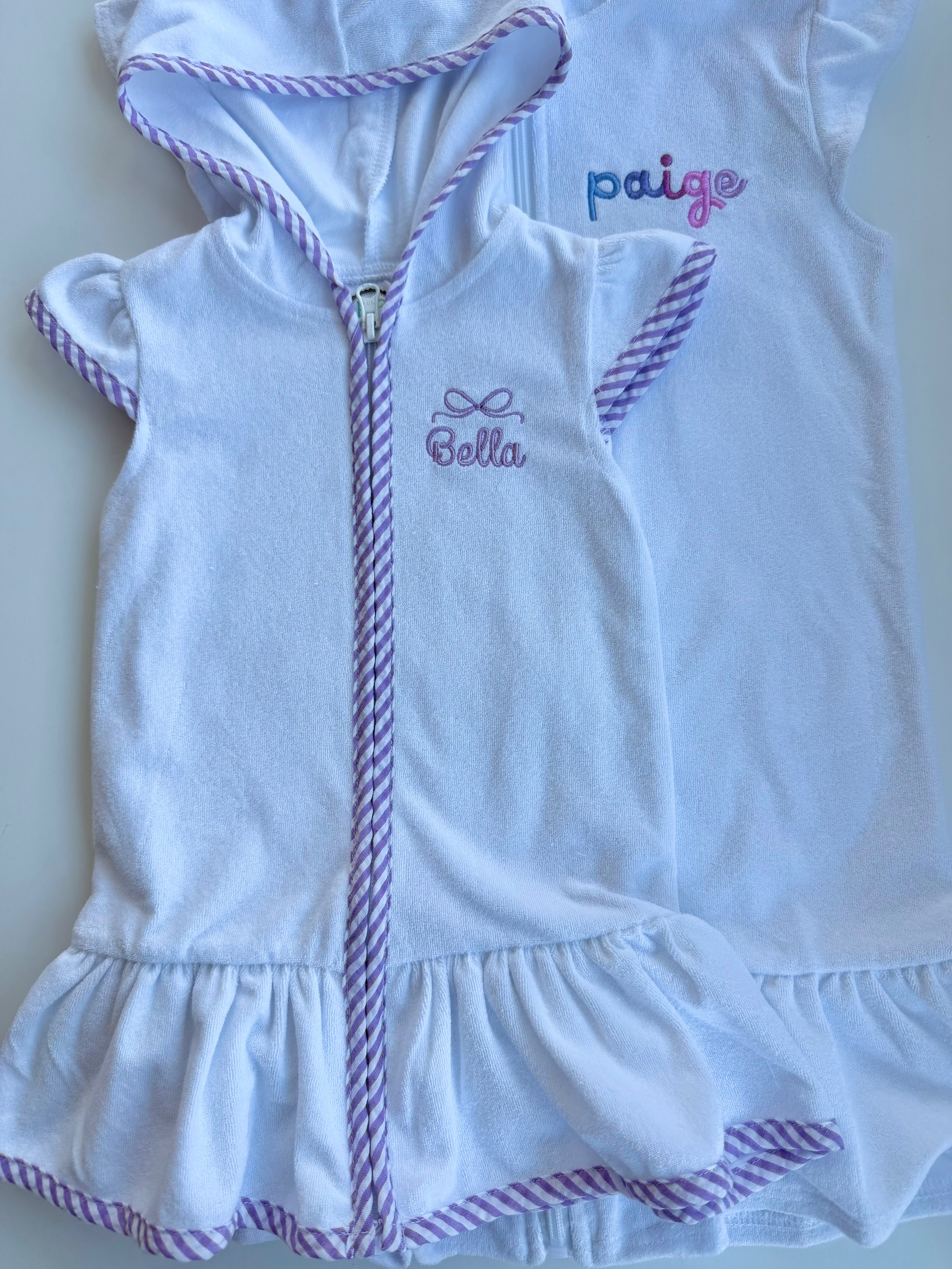 Girl's Terry Cloth Swim Cover Up Dress