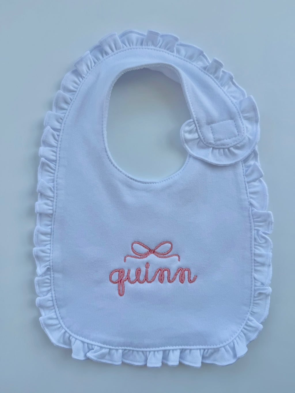 Ruffle Baby Bib