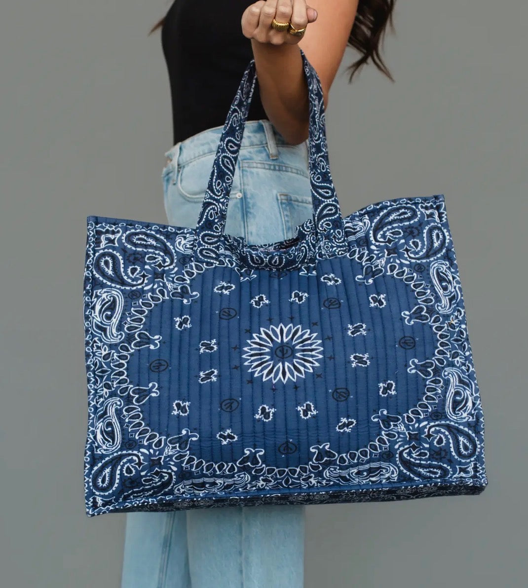 Paisley Bandana Tote
