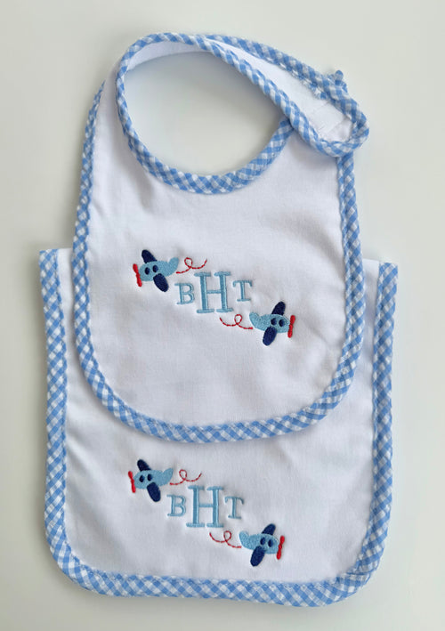 Baby Bib and Burp Bundle