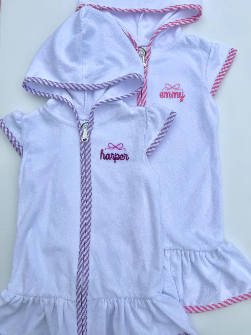 Girl's Terry Cloth Swim Cover Up Dress
