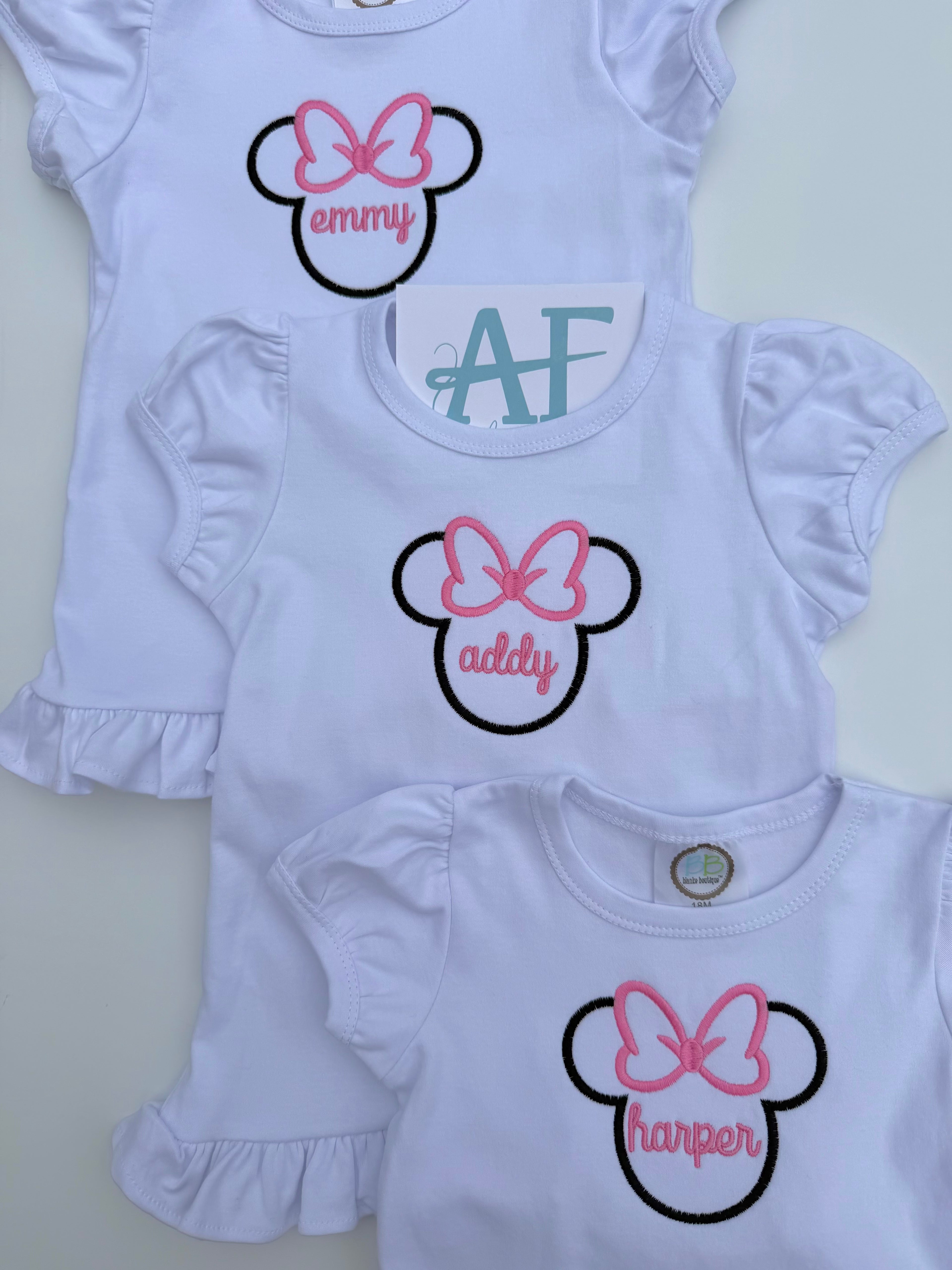 Girl's Short Puff Sleeve Tee