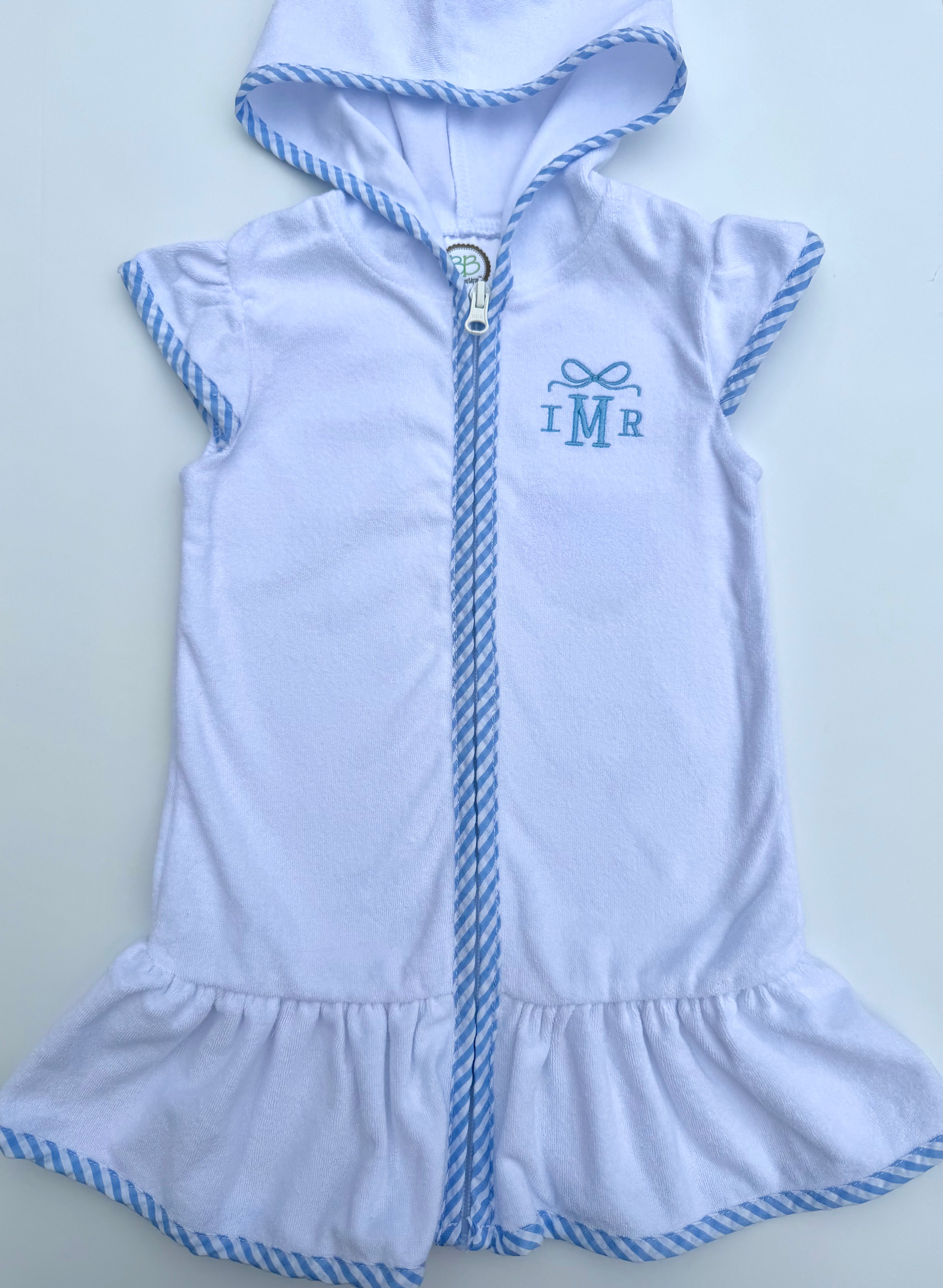 Girl's Terry Cloth Swim Cover Up Dress