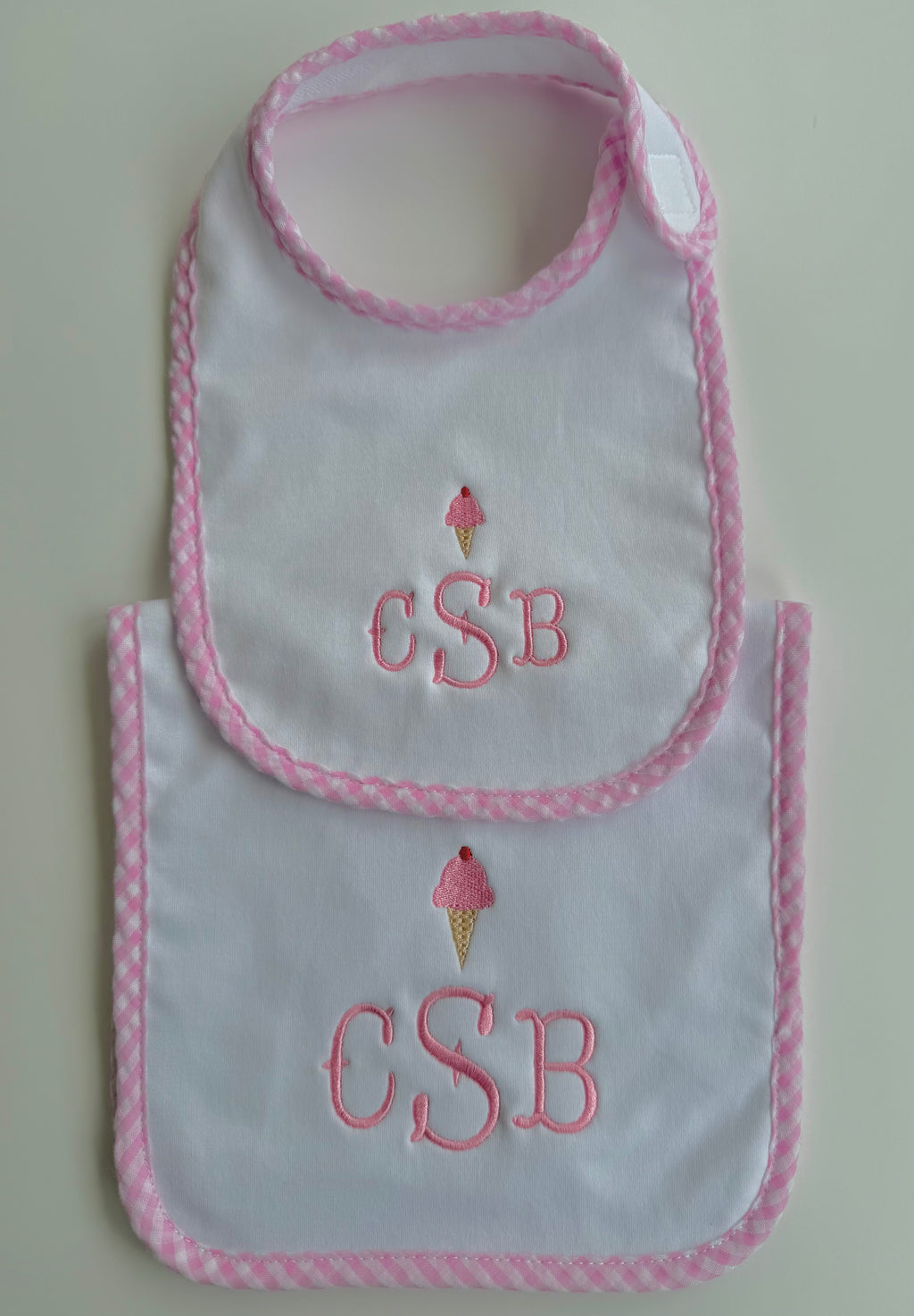 Baby Bib and Burp Bundle