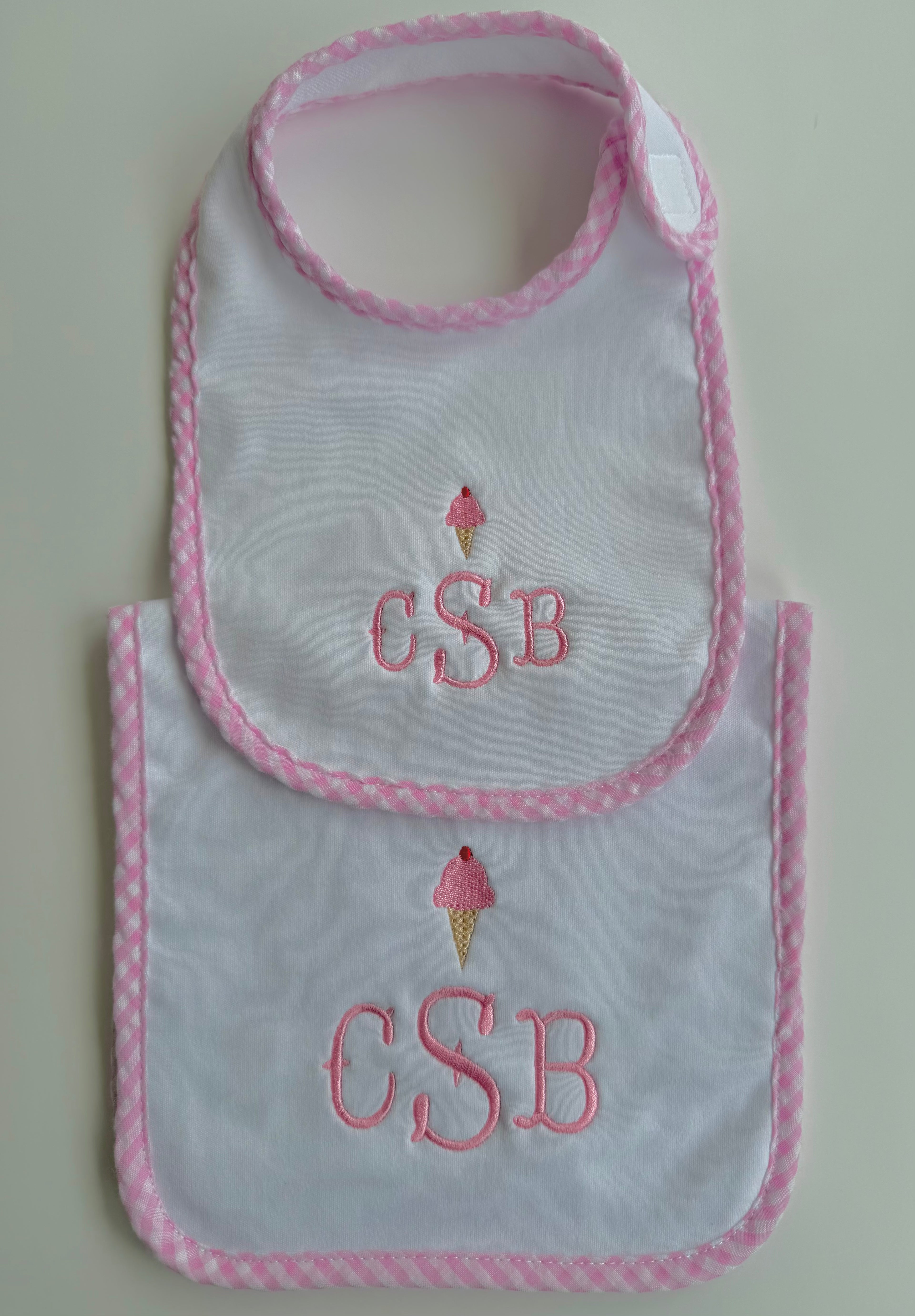 Baby Bib and Burp Bundle