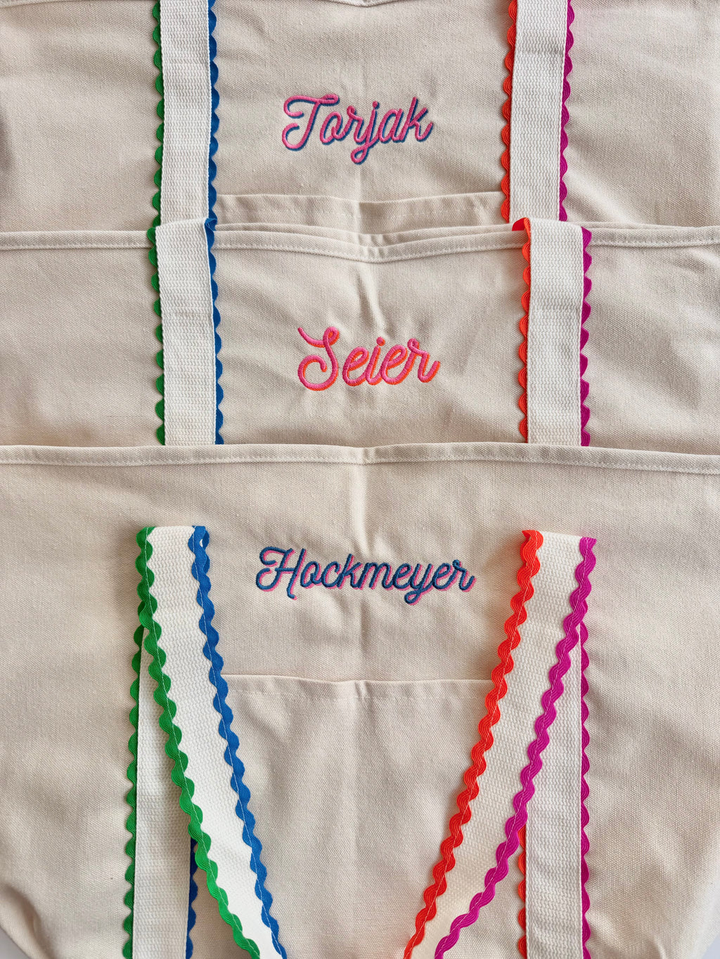 Ric Rac Canvas Tote