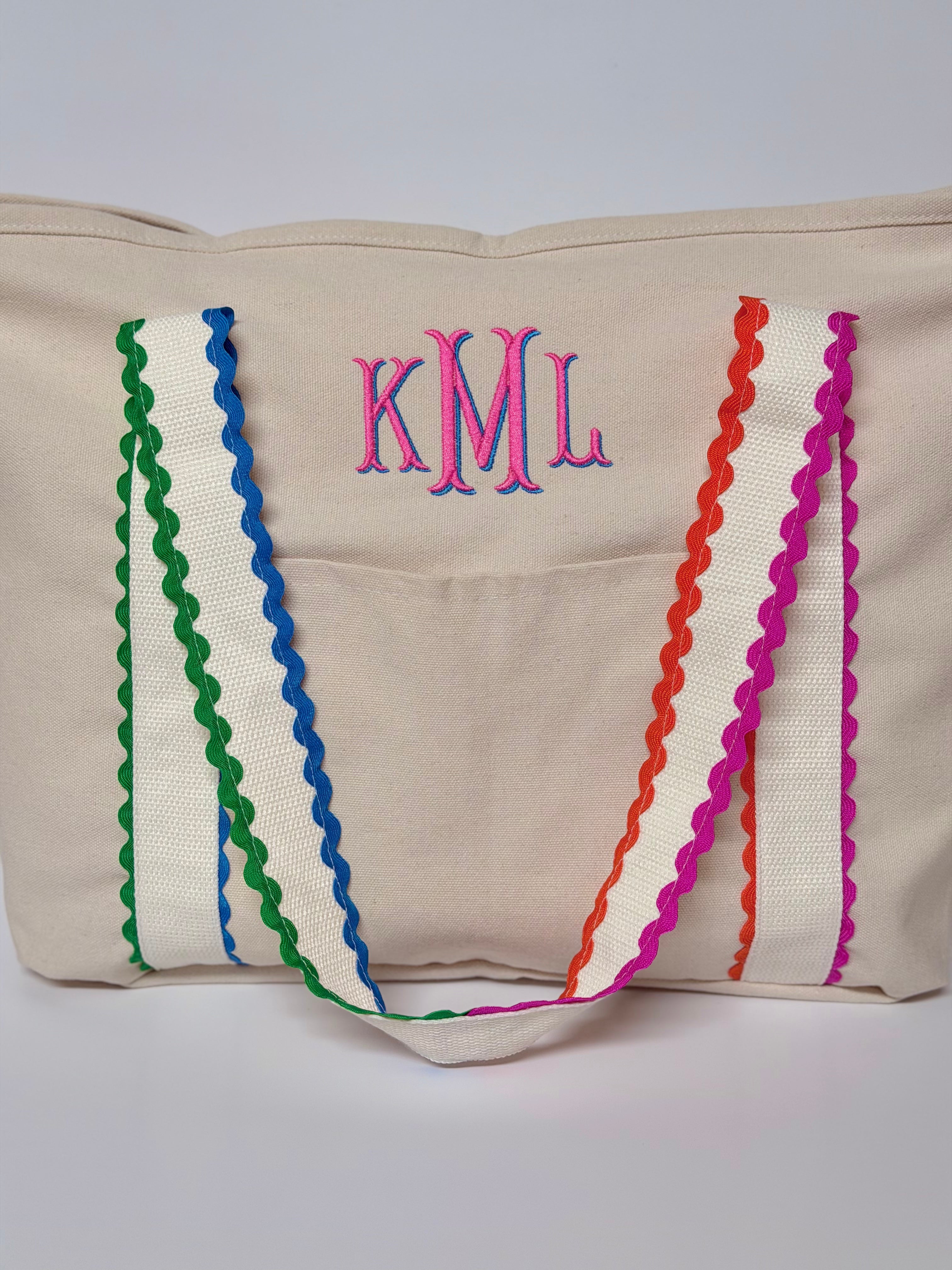Ric Rac Canvas Tote