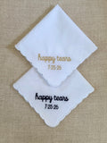 Keepsafe Hankie -Scallop Edge