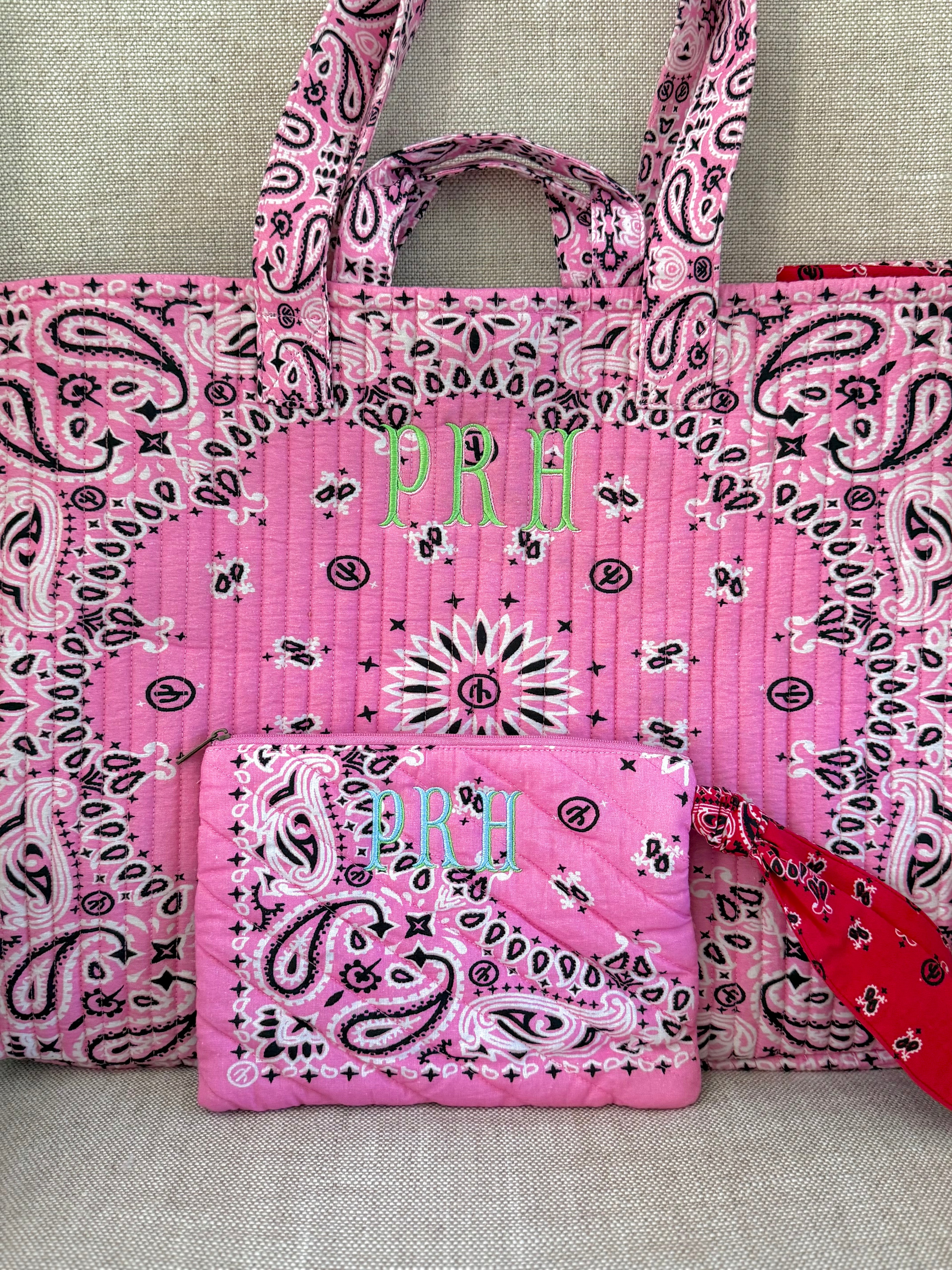 Paisley Bandana Tote
