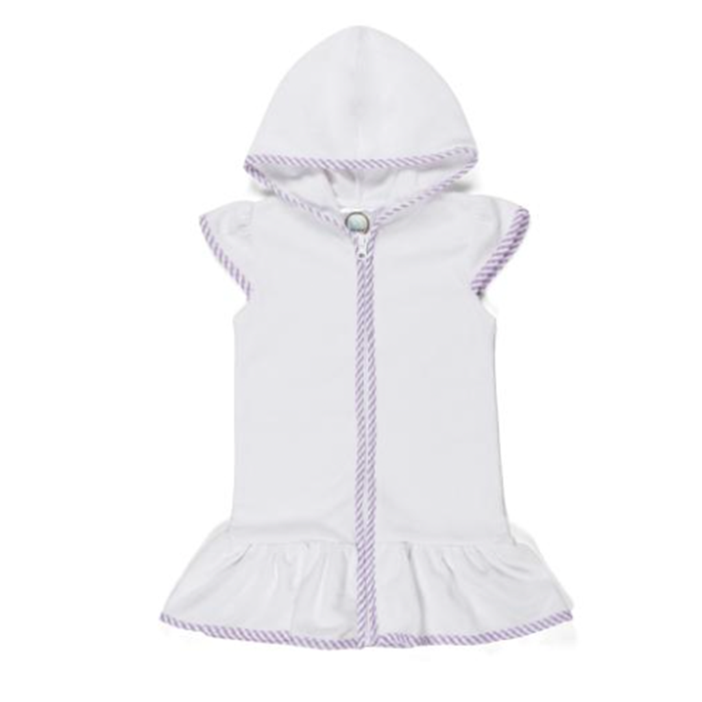 Girl's Terry Cloth Swim Cover Up Dress