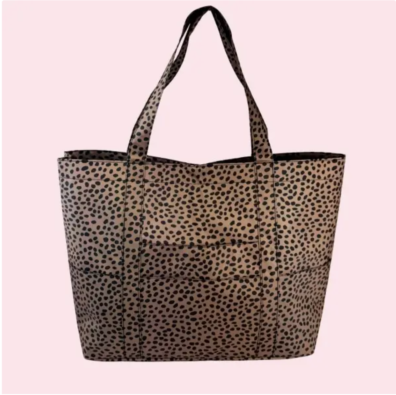 Wipeable XL Tote - Leopard Print