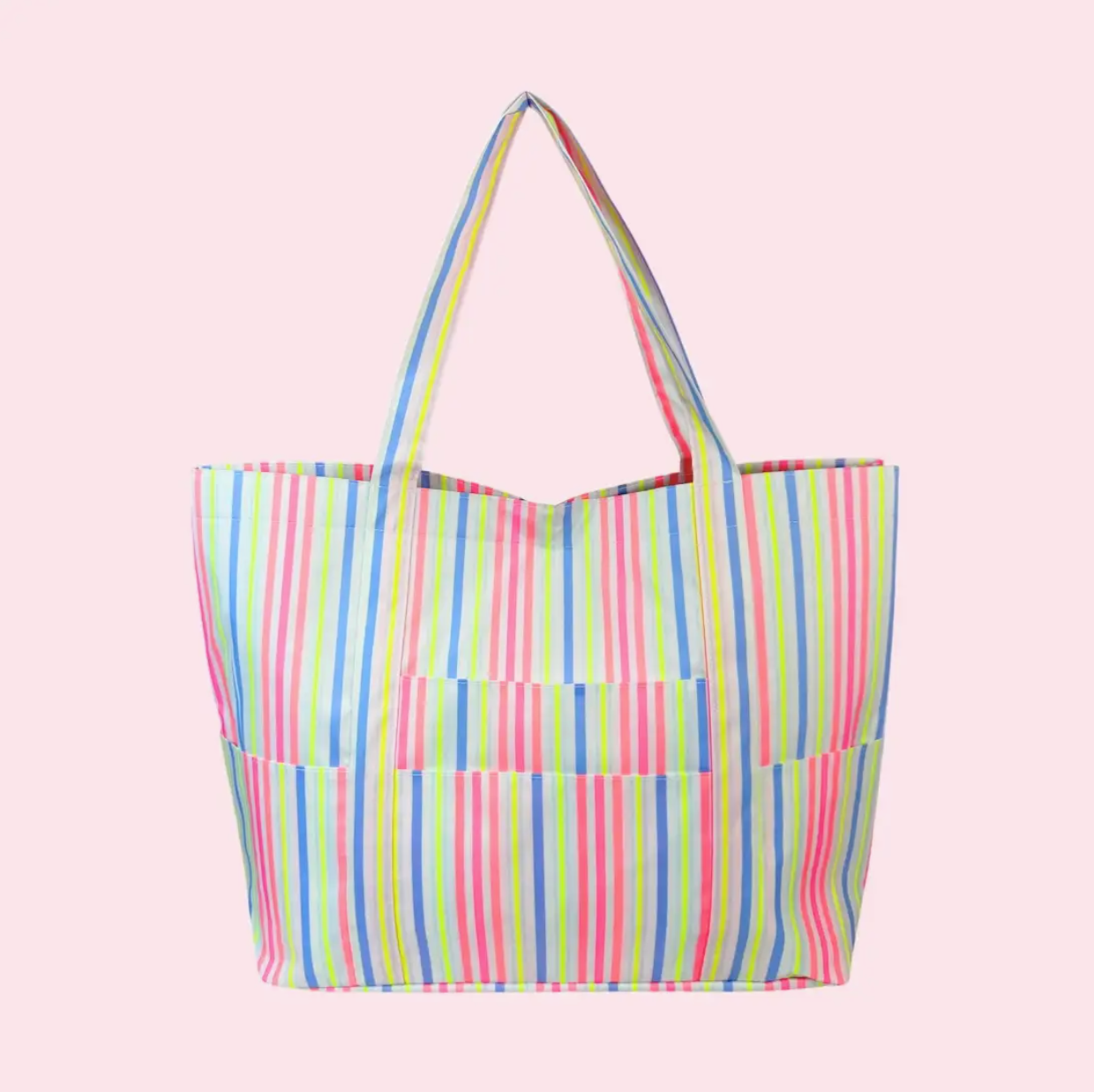 Wipeable XL Tote - Valley Multi-Stripe