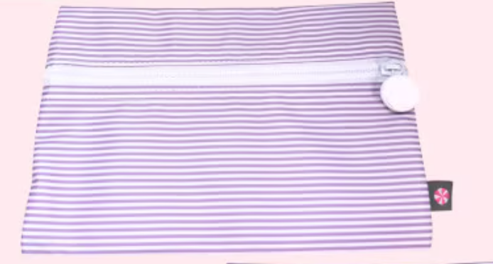 Cosmo Pounch - Lilac Stripe