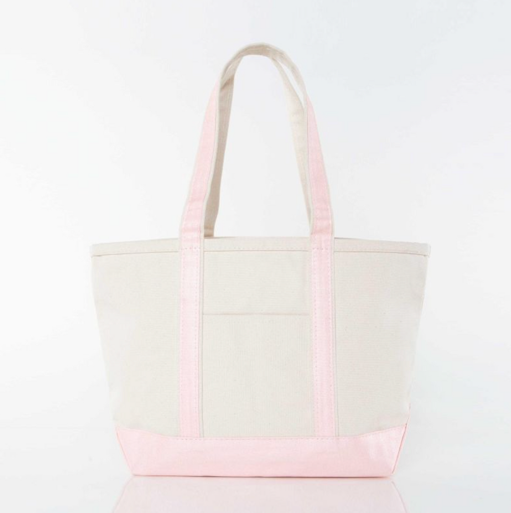 Medium Metallic Canvas Tote Bag