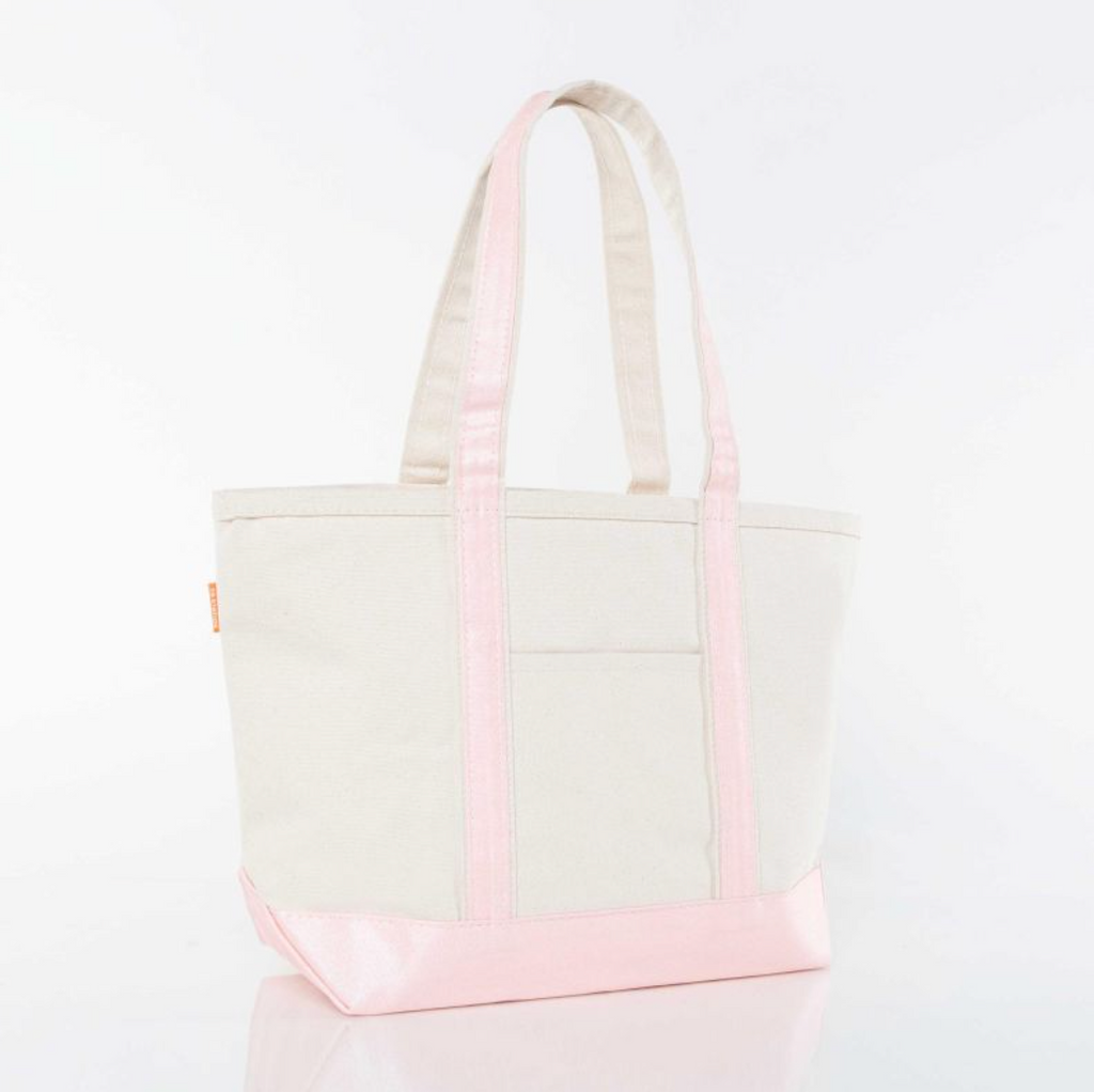 Medium Metallic Canvas Tote Bag