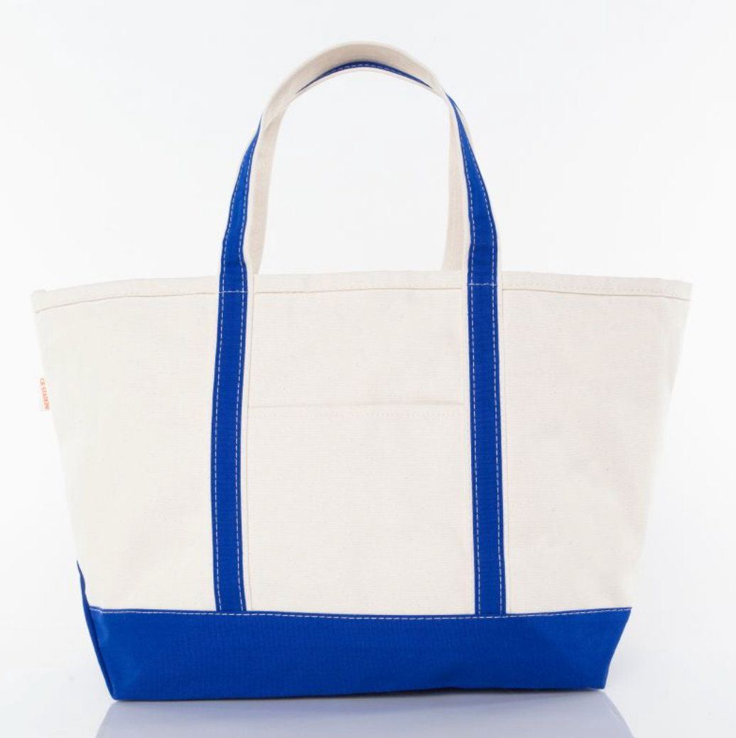 Large Classic Cotton Canvas Tote Bag