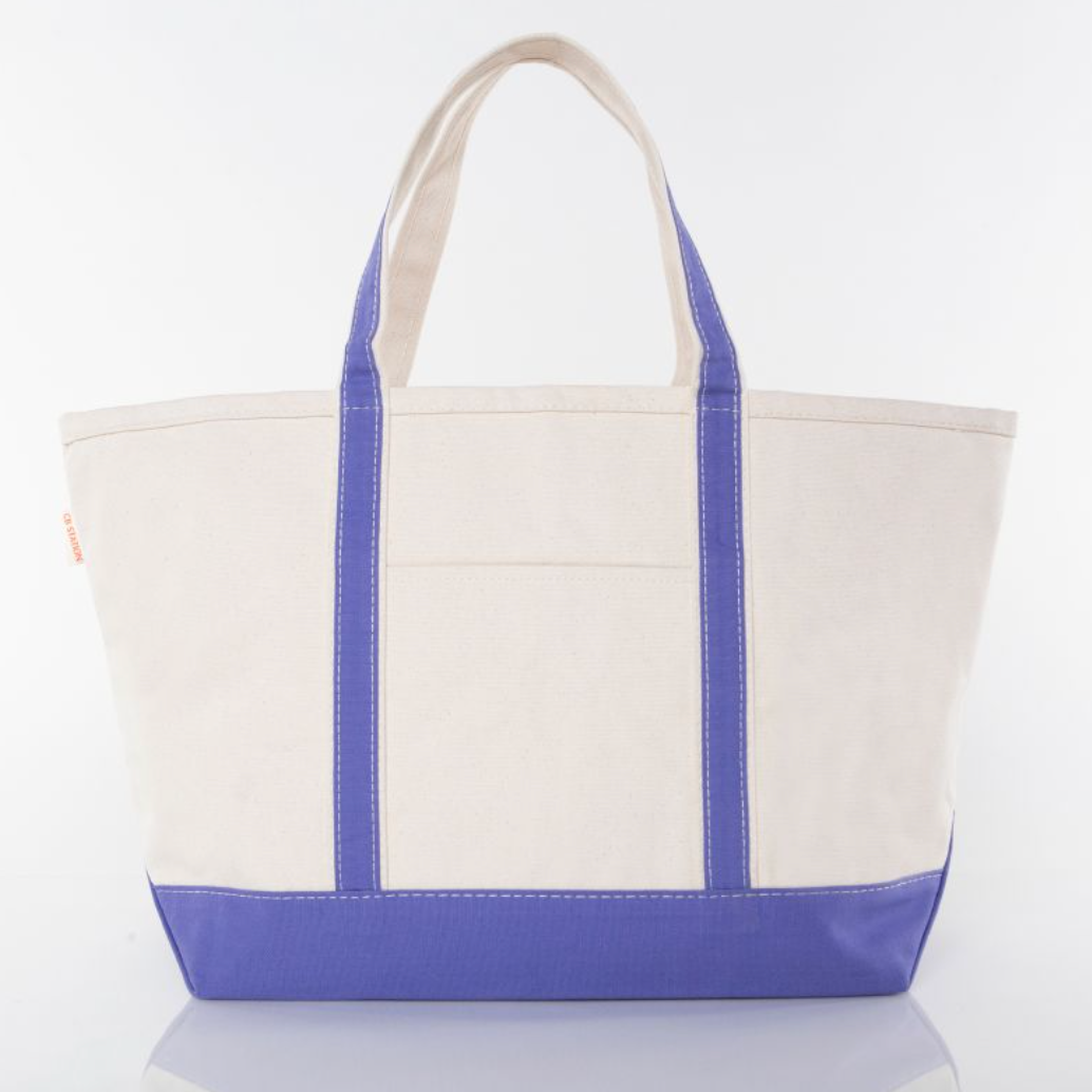 Large Classic Cotton Canvas Tote Bag