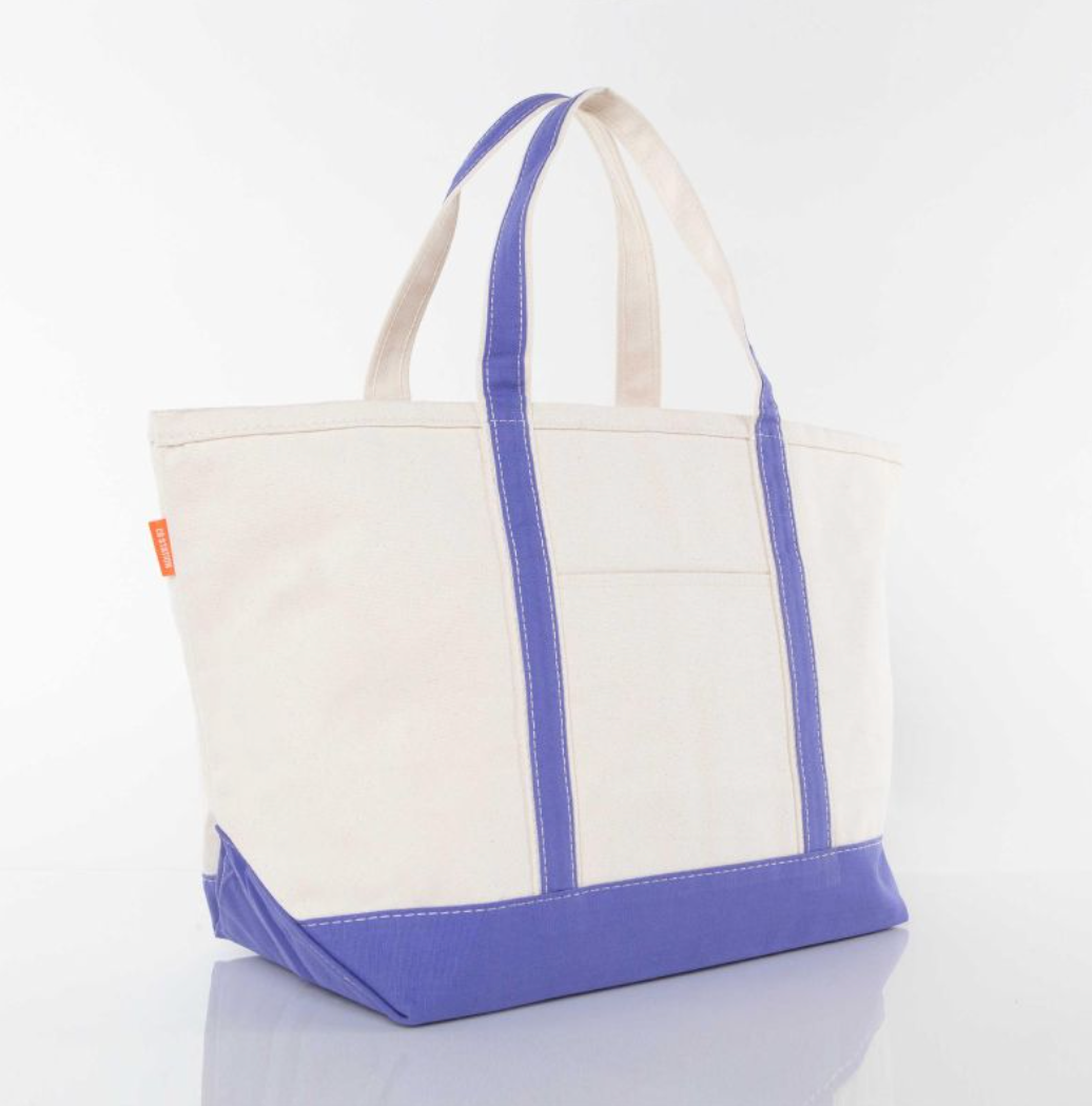 Large Classic Cotton Canvas Tote Bag
