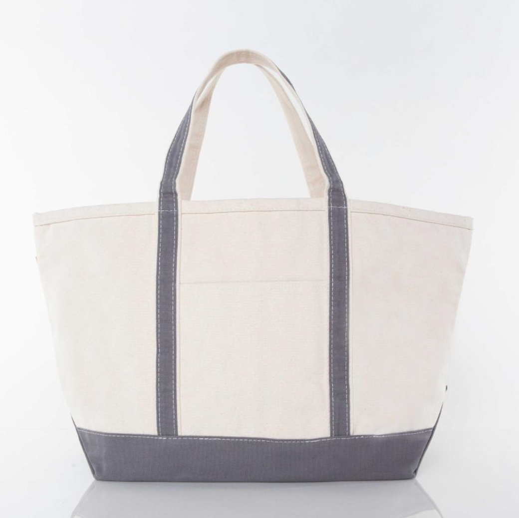 Large Classic Cotton Canvas Tote Bag