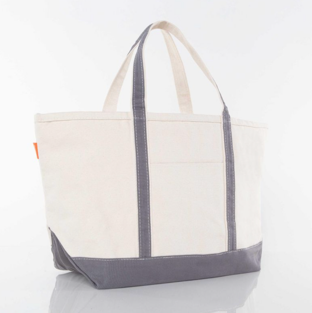 Large Classic Cotton Canvas Tote Bag