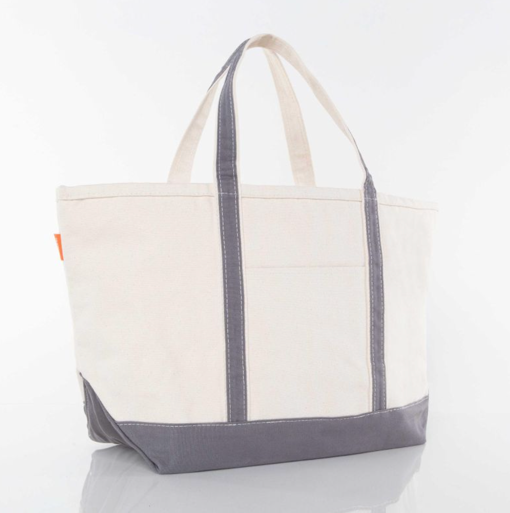 Large Classic Cotton Canvas Tote Bag