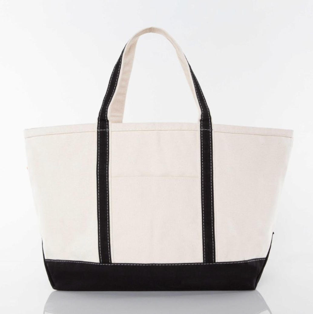 Large Classic Cotton Canvas Tote Bag