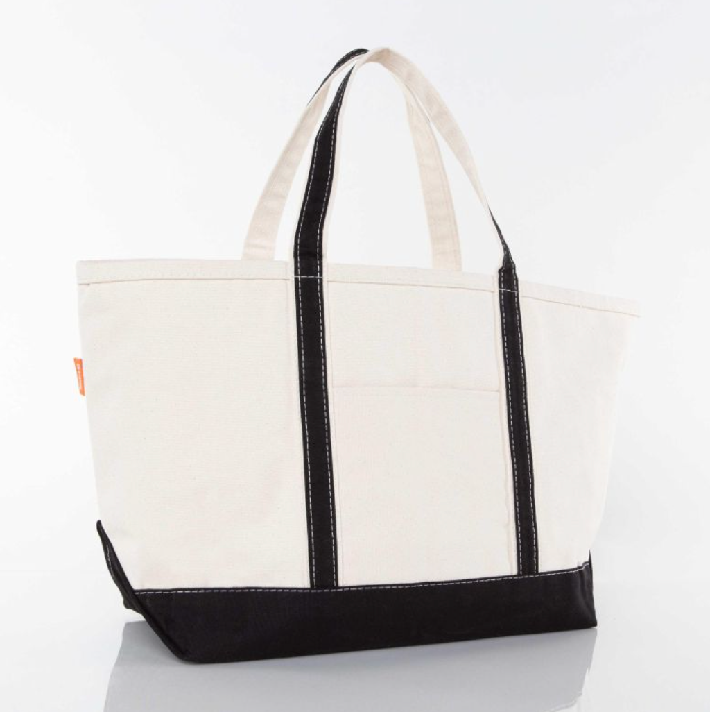 Large Classic Cotton Canvas Tote Bag