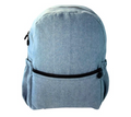 Denim Backpack w/ Pockets