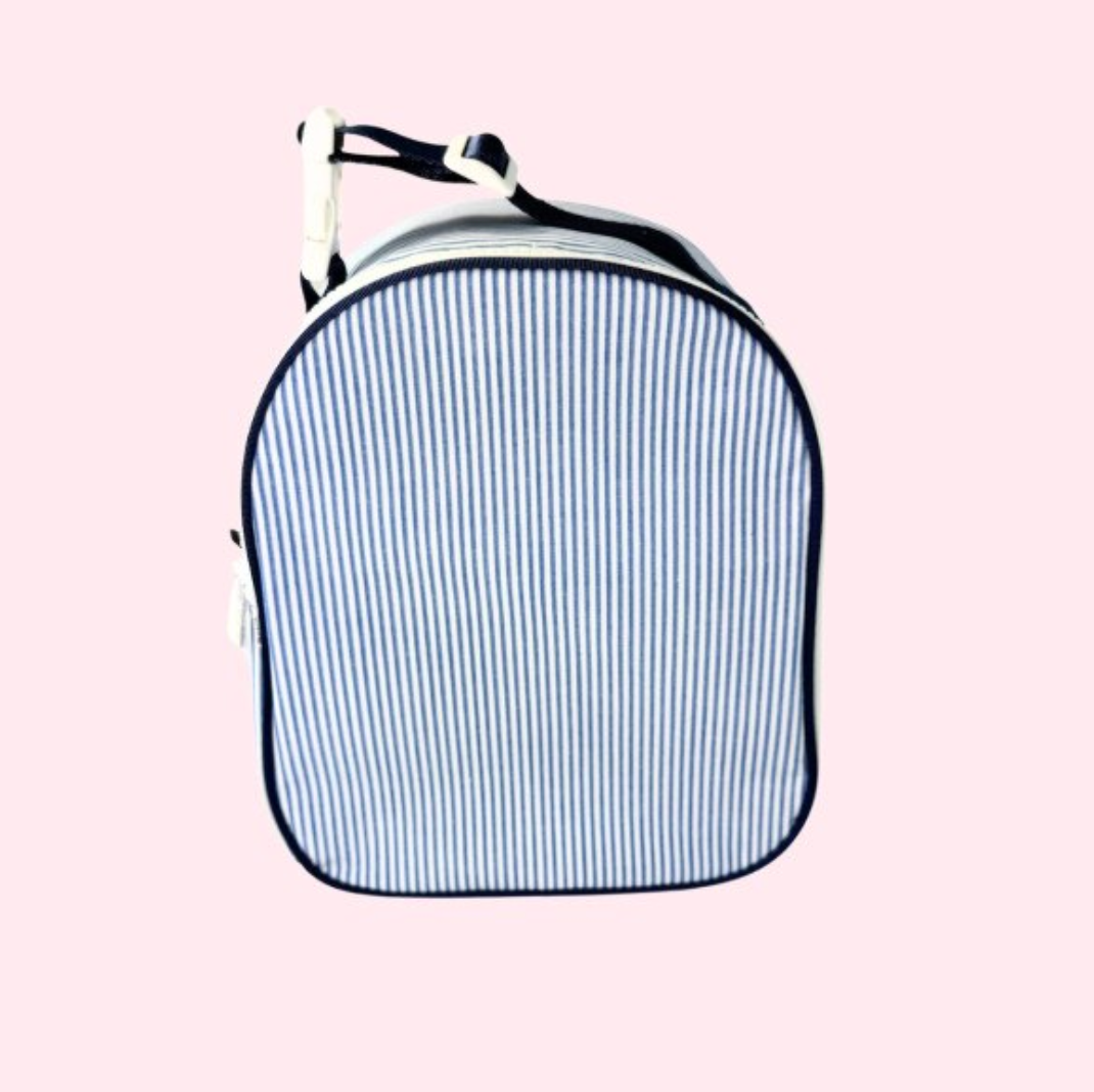 Navy Preppy Stripe Lunch Box