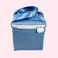 Baby Blue Gingham Snack Square