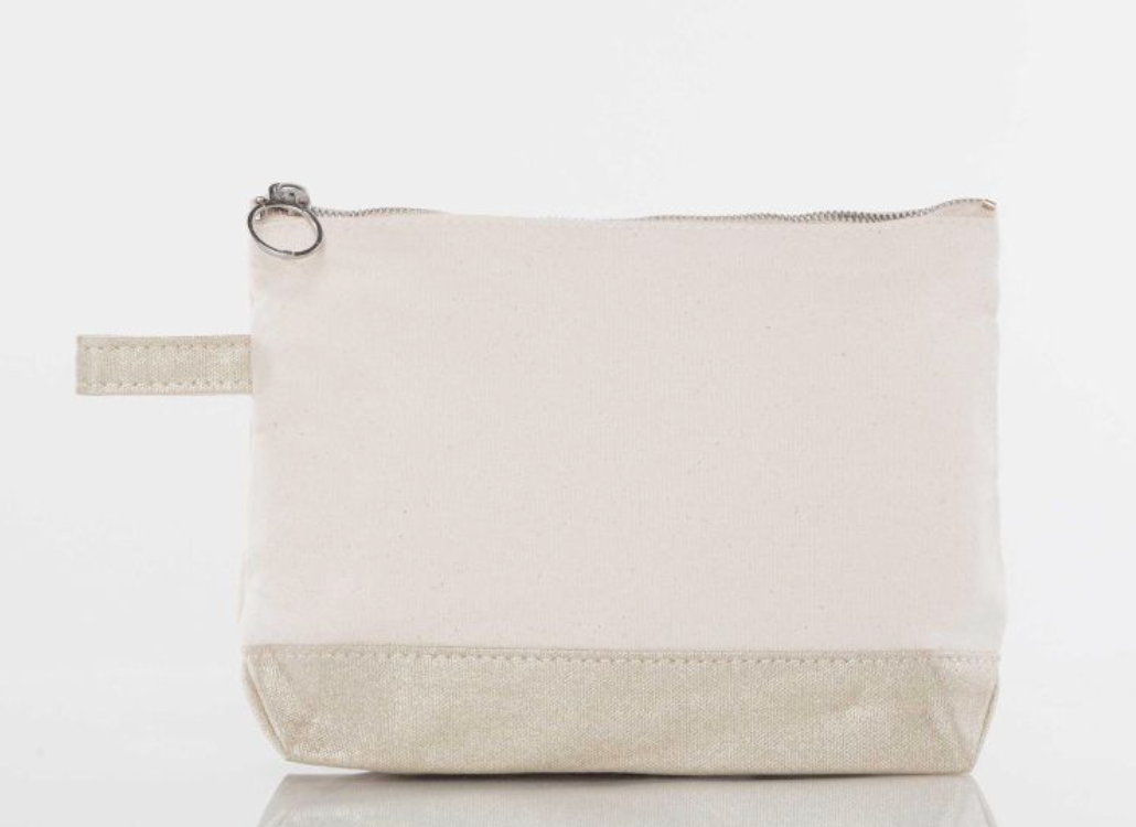 Metallic Canvas Pouch&nbsp;