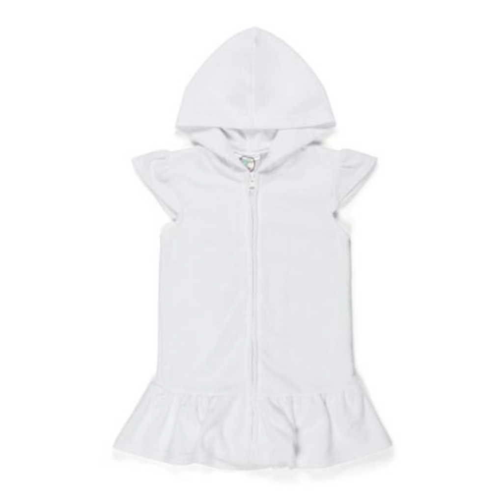 Girl's Terry Cloth Swim Cover Up Dress